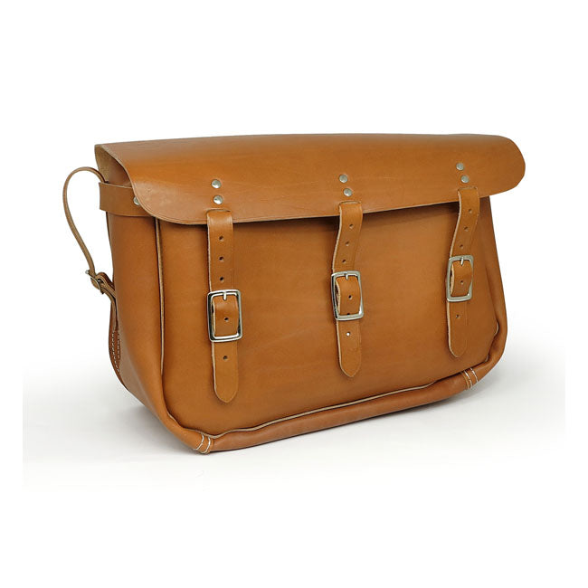 Samwel 1936 Long Distance Saddlebags Brown With Brackets
