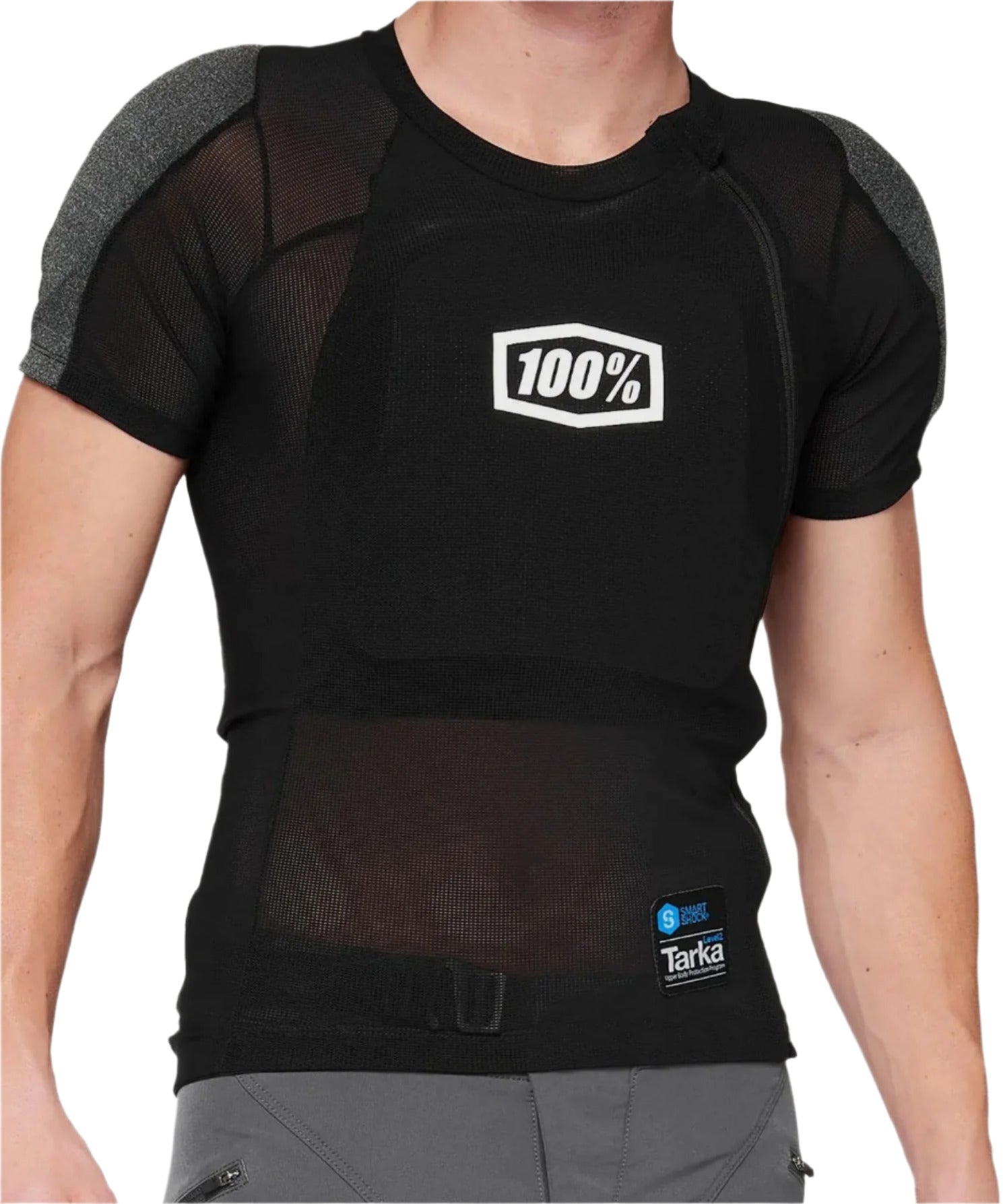100% Tarka Short Sleeve Black - FREE UK Shipping, FREE 365 Day Returns | Moto Central