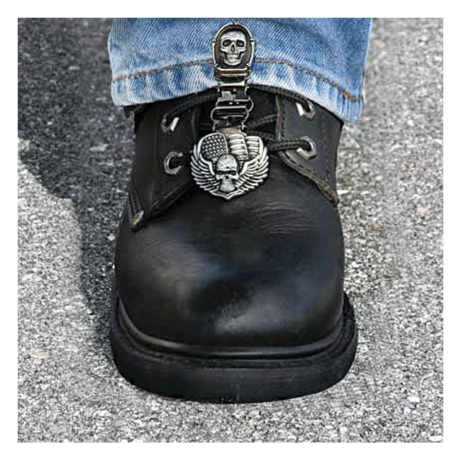Ryder Clips Front Clips Bones / Skull For Laced Boots