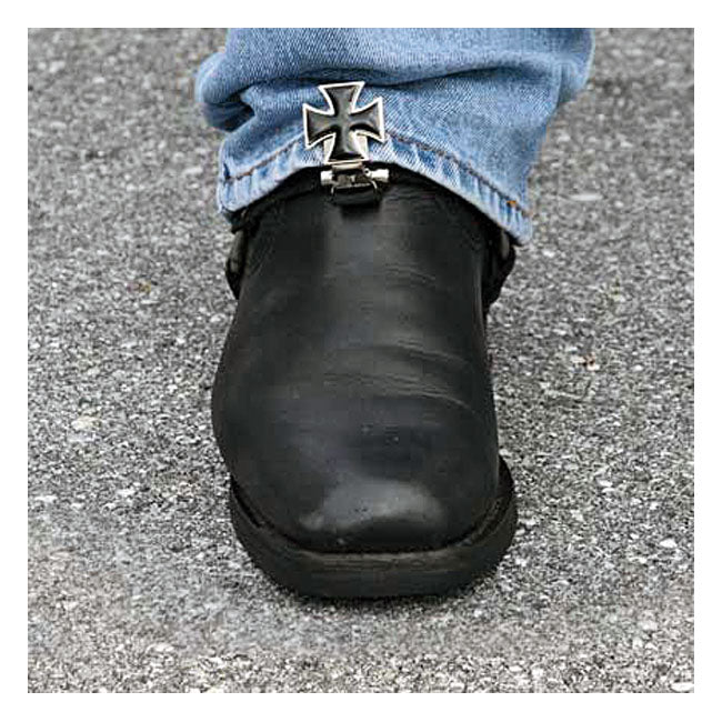 Ryder Clips Front Clips Maltese Cross For Stirrups / Strap / Engineer / Harness Boots