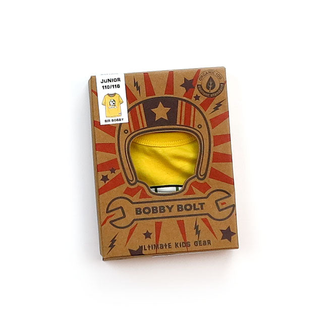 Bobby Bolt Sir Bobby Kids T-Shirt Yellow