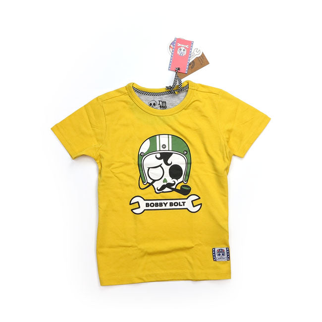 Bobby Bolt Sir Bobby Kids T-Shirt Yellow