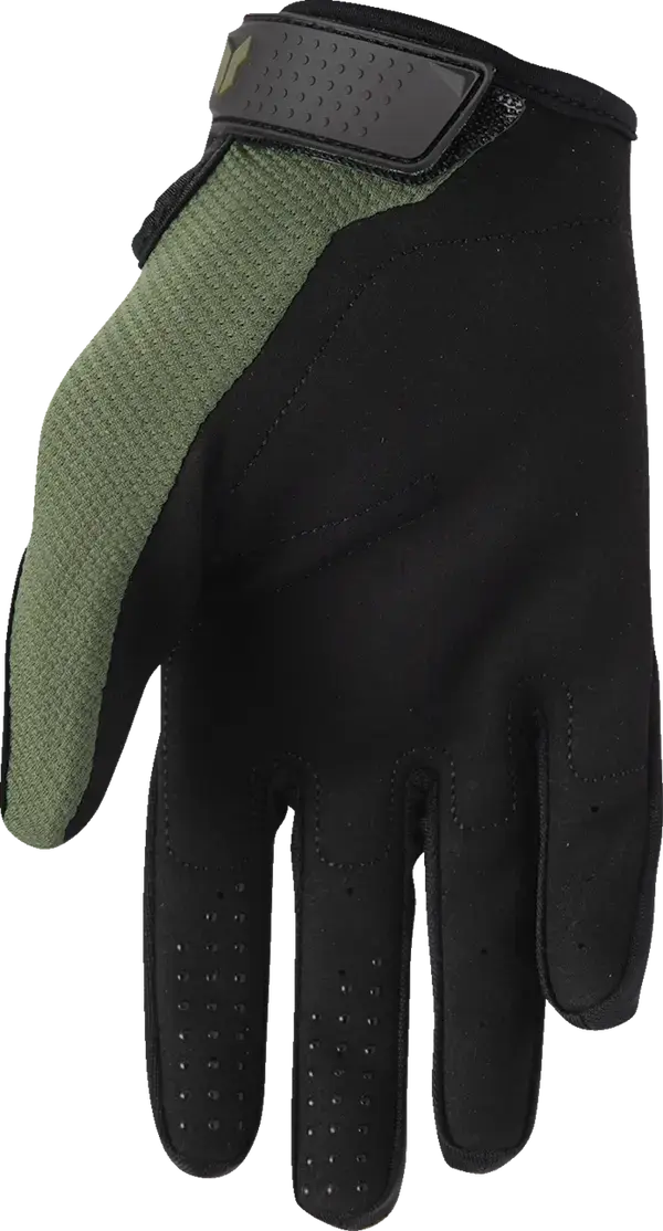 Thor Ridemode Static Youth Textile Gloves Camo Green - FREE UK Shipping, FREE 365 Day Returns | Moto Central