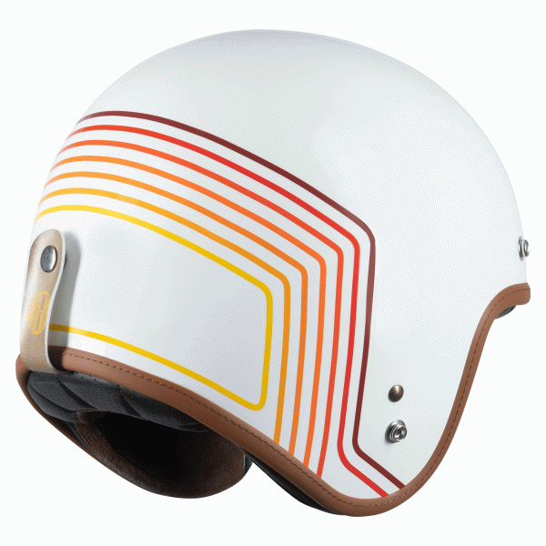 Origine Primo 22.06 Sunrise Gloss Red / White FREE UK Delivery, FREE 365 Day Returns | Moto Central
