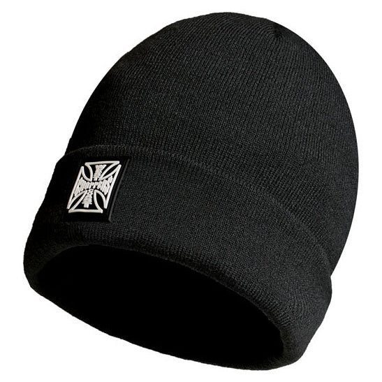 West Coast Choppers Patch Beanie Black - product view