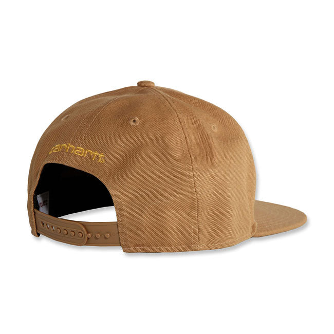 Carhartt Firm Duck Flat Brim Cap Carhartt Brown