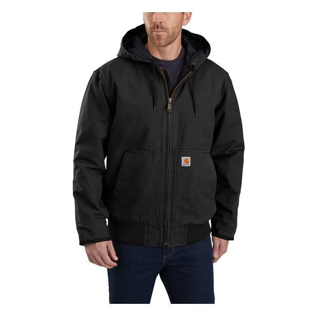 Carhartt Washed Duck Insulated Active Jacket Black