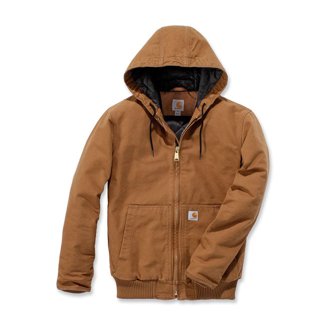 Carhartt Washed Duck Insulated Active Jacket Carhartt Brown