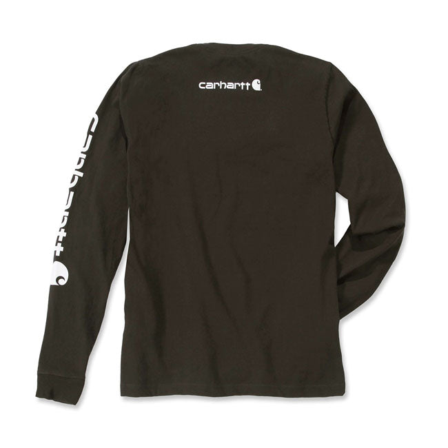 Carhartt Sleeve Logo Long Sleeves T-Shirt Peat