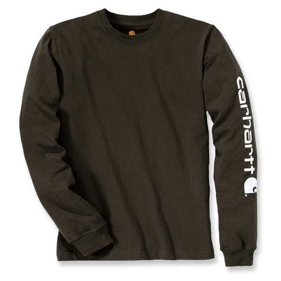 Carhartt Sleeve Logo Long Sleeves T-Shirt Peat - primary product view