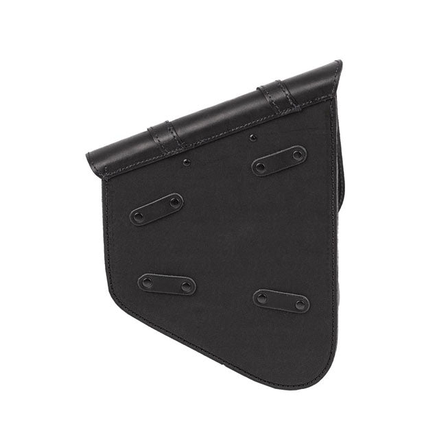 Ledrie Full Leather Swing Arm Bag Left Black For 18-21 M8 Softail