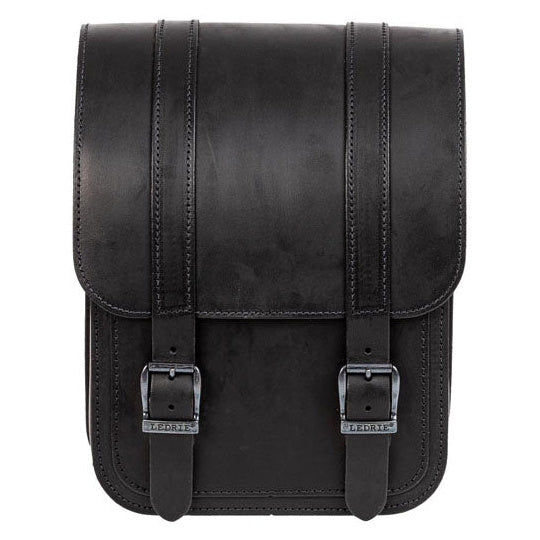 Ledrie Full Leather Swing Arm Bag Left Black For 18-21 Softail - primary product view