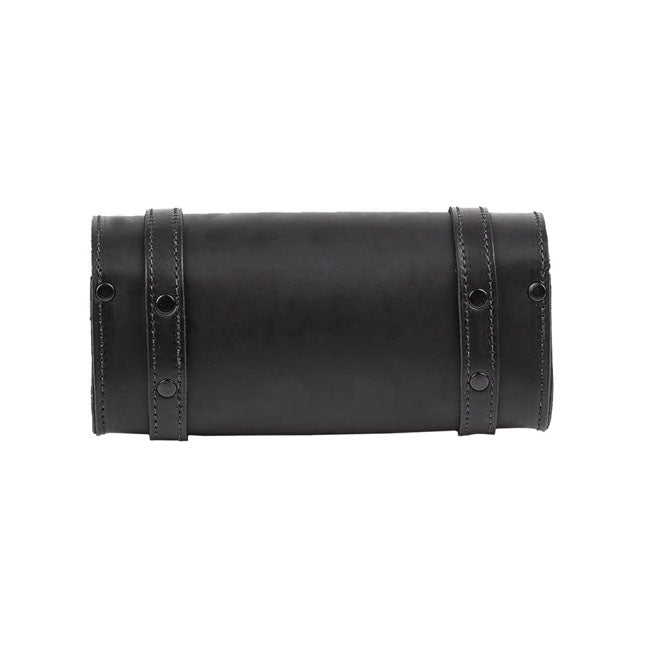 Ledrie Square' Leather Tool Bag Black