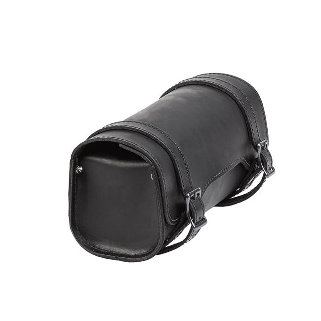 Ledrie Square' Leather Tool Bag Black