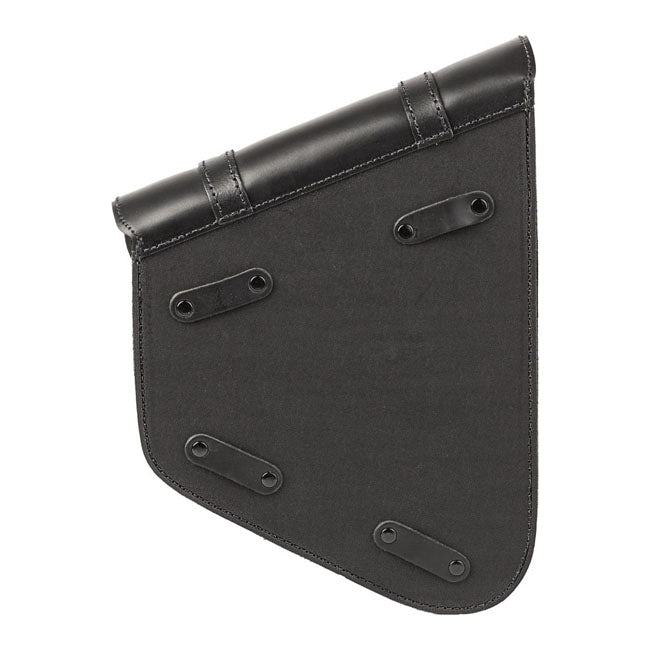 Ledrie Full Leather Swingarm Bag Left Black For 84-17 Softail (NU)