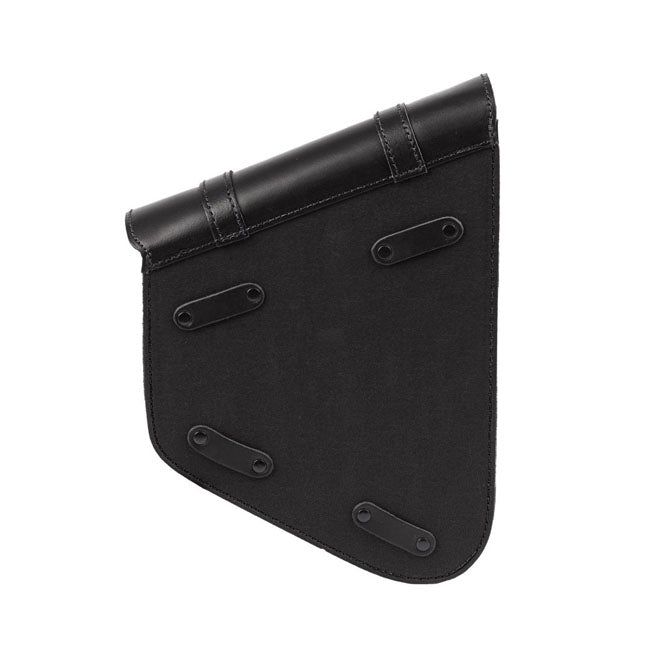 Ledrie Full Leather Swingarm Bag Left Black For 18-21 Softail