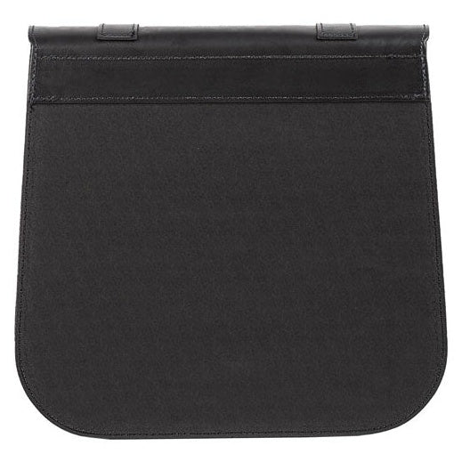 Ledrie Single Leather Saddlebag 'Postman' Black - alternate product view