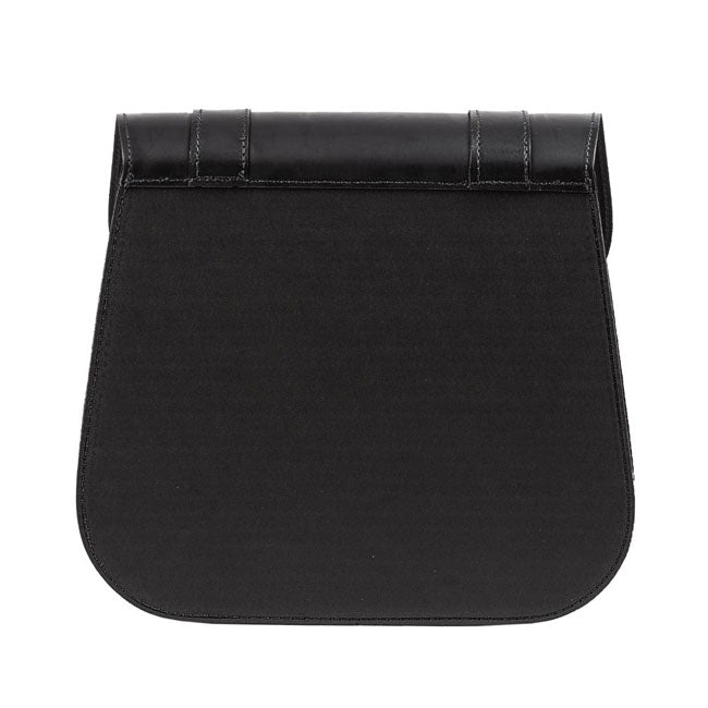 Ledrie Leather Single Saddlebag Black