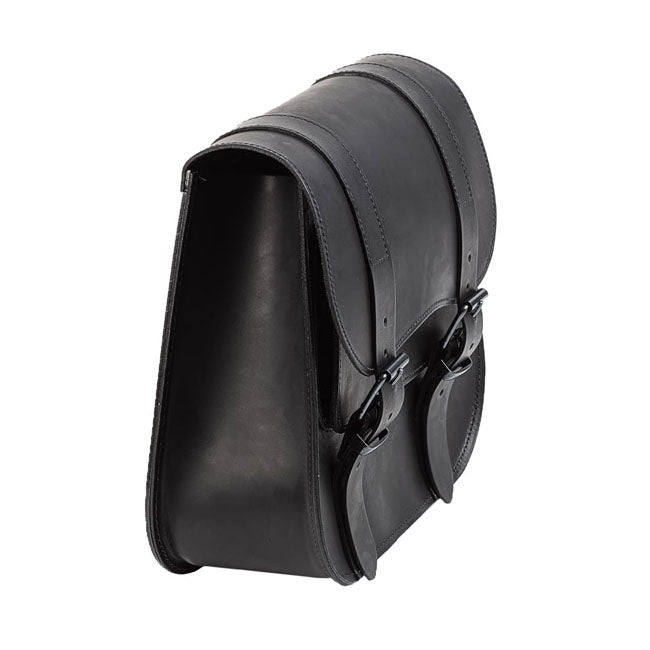 Ledrie Leather Single Saddlebag Black