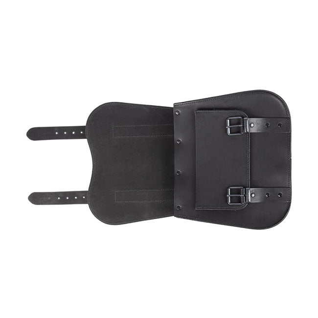 Ledrie Leather Single Saddlebag Black