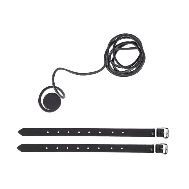 Ledrie Leather Single Saddlebag Black