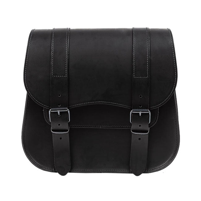 Ledrie Leather Single Saddlebag Black