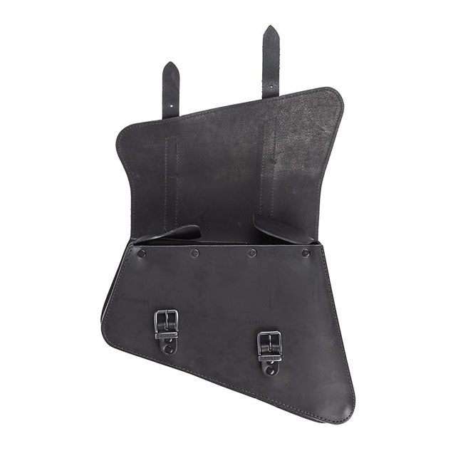 Ledrie Leather Swingarm Bag Left Black