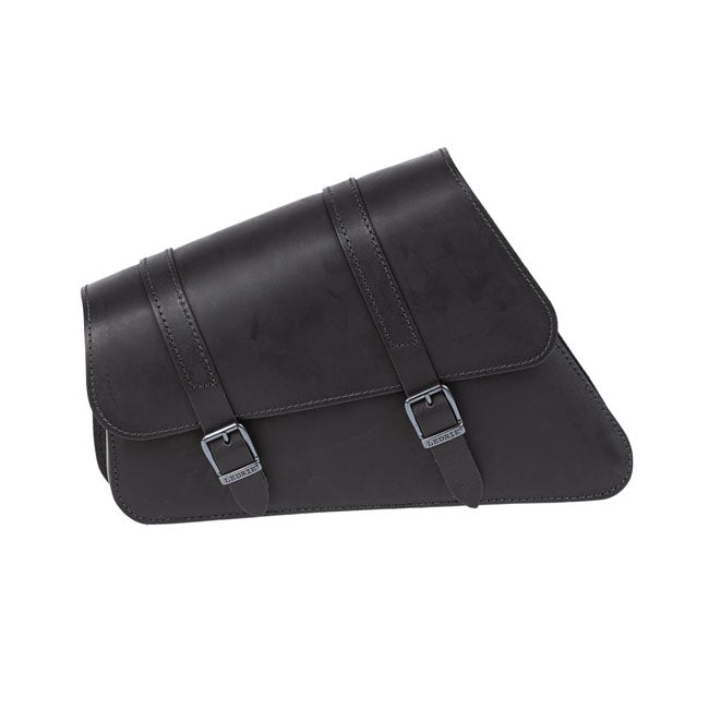 Ledrie Leather Swingarm Bag Left Black