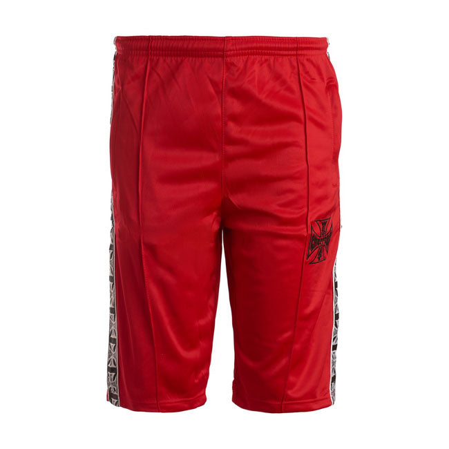 West Coast Choppers Tracksuit Shorts Red