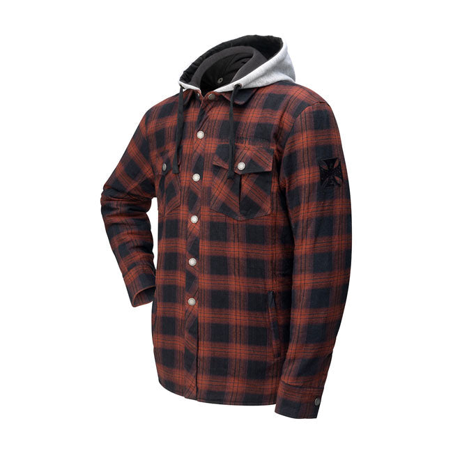 West Coast Choppers Austin Kevlar Riding Shirt Red / Black