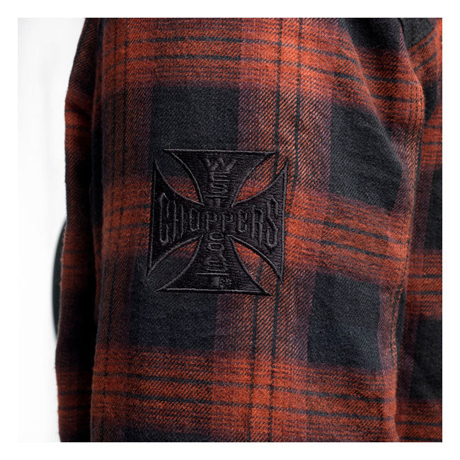 West Coast Choppers Austin Kevlar Riding Shirt Red / Black