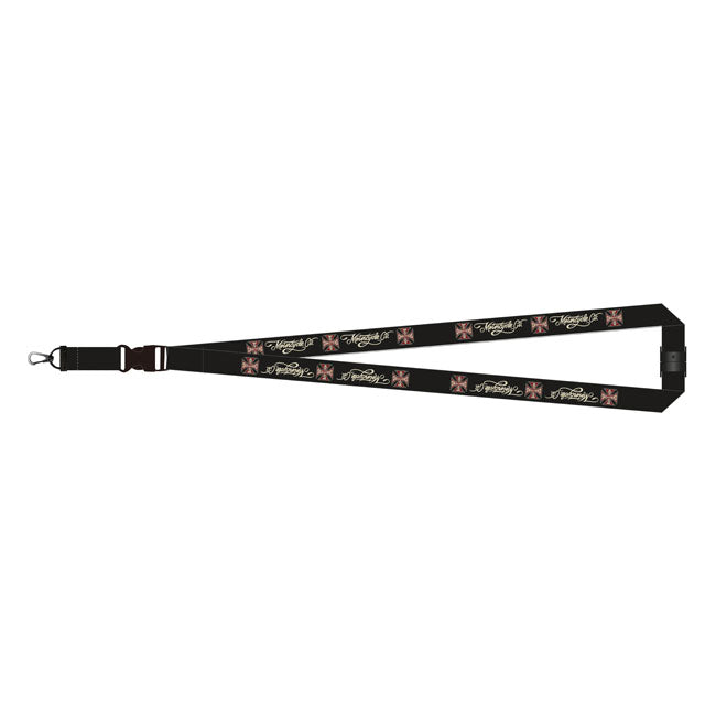 West Coast Choppers Motorcycle Co. Lanyard Black