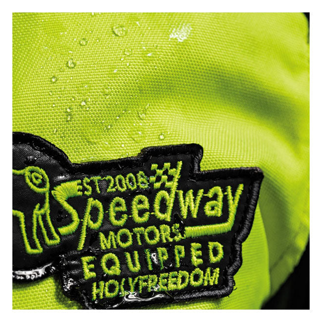 Holy Freedom Zero Vision Leather Jacket Black / Fluo Yellow