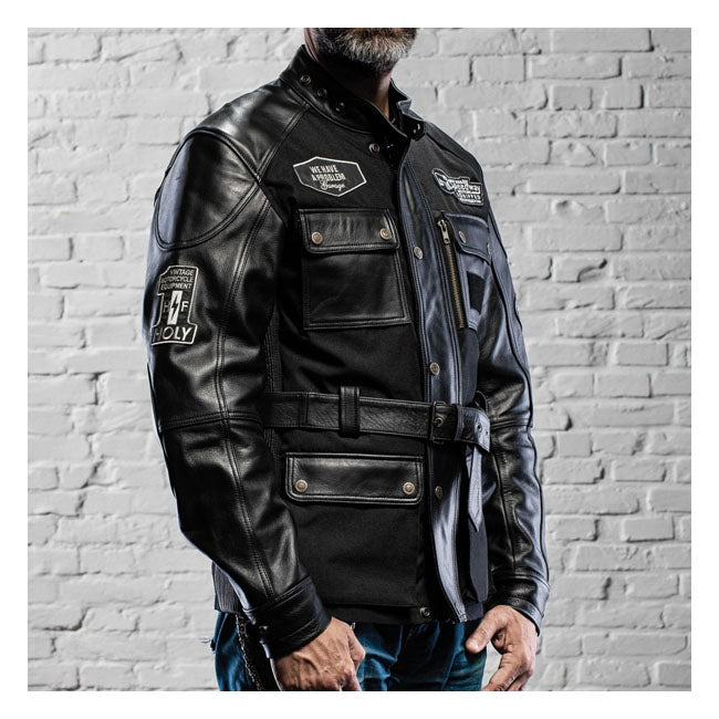 Holy Freedom Quattro TL Leather Jacket Black