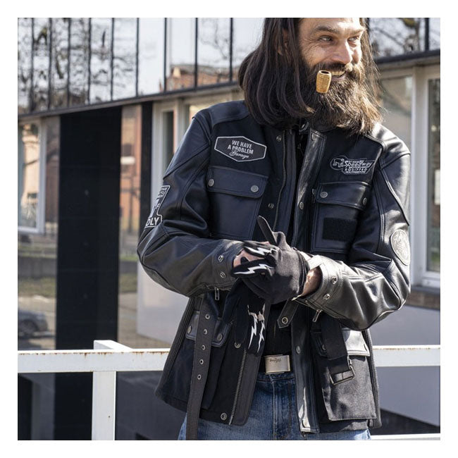 Holy Freedom Quattro TL Leather Jacket Black