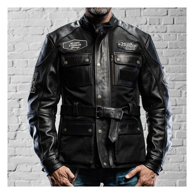 Holy Freedom Quattro TL Leather Jacket Black