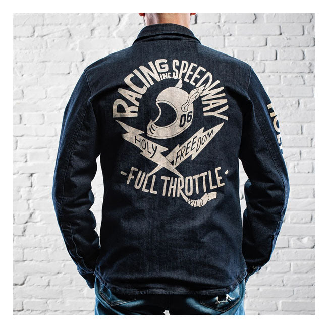 Holy Freedom Genoa Stampato Jacket Denim