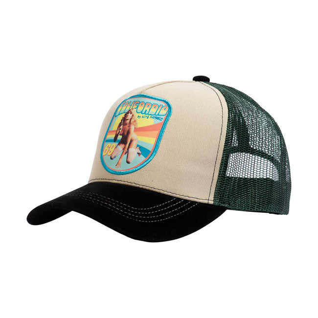 King Kerosin California Mesh Cap Beige / Olive