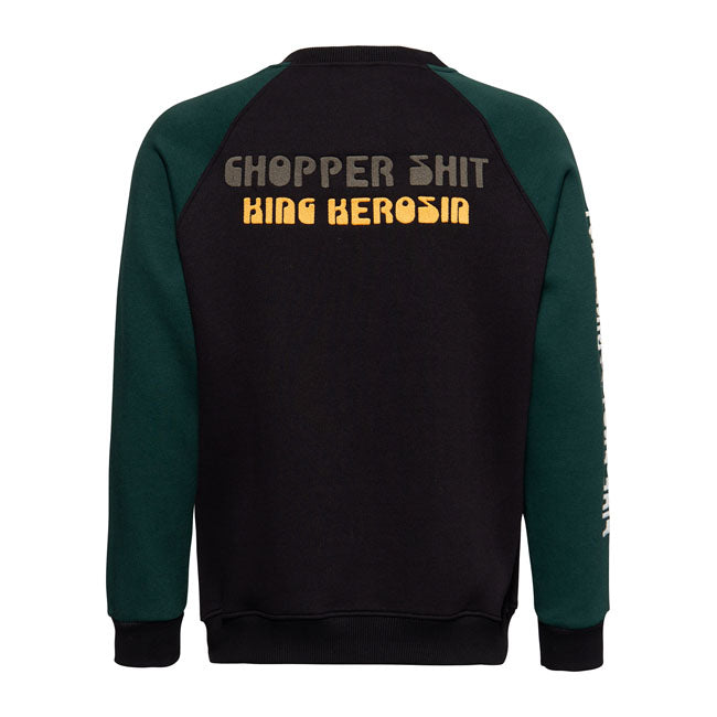 King Kerosin Custom Chopper Sweatshirt Black Smoke