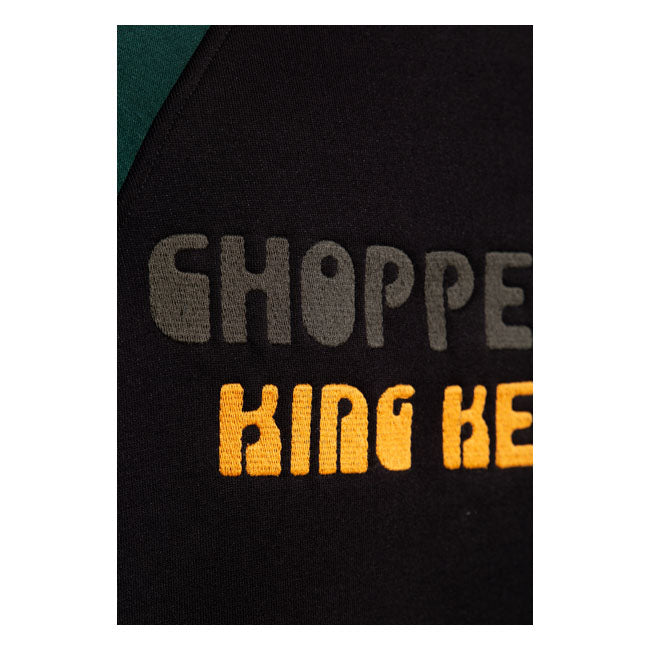 King Kerosin Custom Chopper Sweatshirt Black Smoke