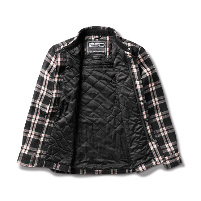 Roland Sands Design Buellton Riding Shirt Black / White / Red