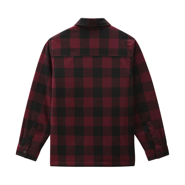 Dickies Sherpa Lined Sacramento Shirt Maroon