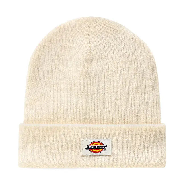 Dickies Gibsland Beanie ECRU FREE UK Delivery, FREE 365 Day Returns | Moto Central