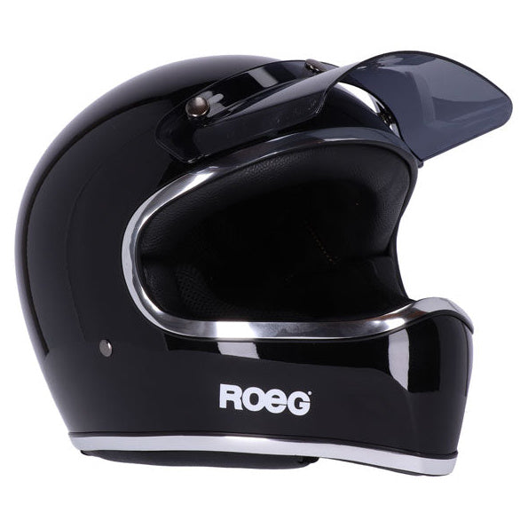 Roeg Peruna 2.0 Midnight Metallic Black adventure motorcycle helmet, right-front three-quarter view