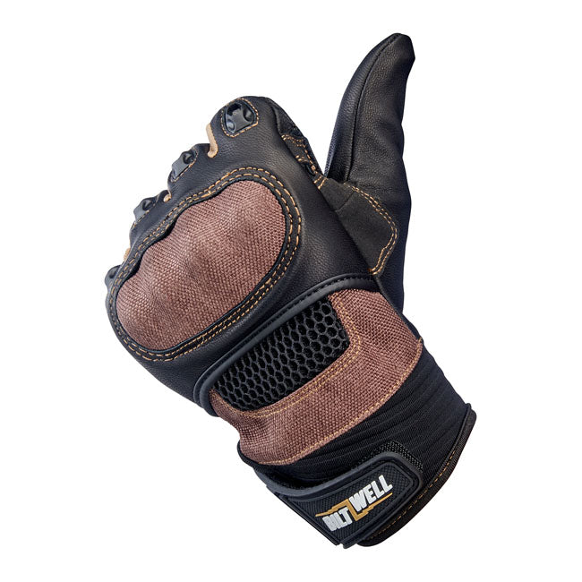 Biltwell Bridgeport Gloves Chocolate / Black