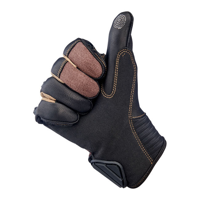 Biltwell Bridgeport Gloves Chocolate / Black
