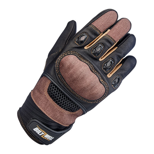 Biltwell Bridgeport Gloves Chocolate / Black