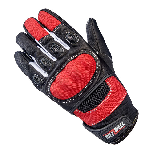 Biltwell Bridgeport Gloves Red / Black