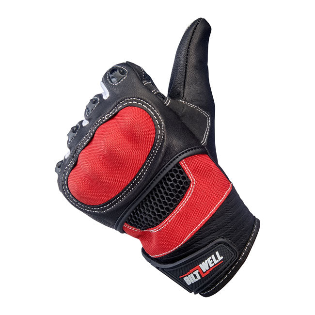 Biltwell Bridgeport Gloves Red / Black