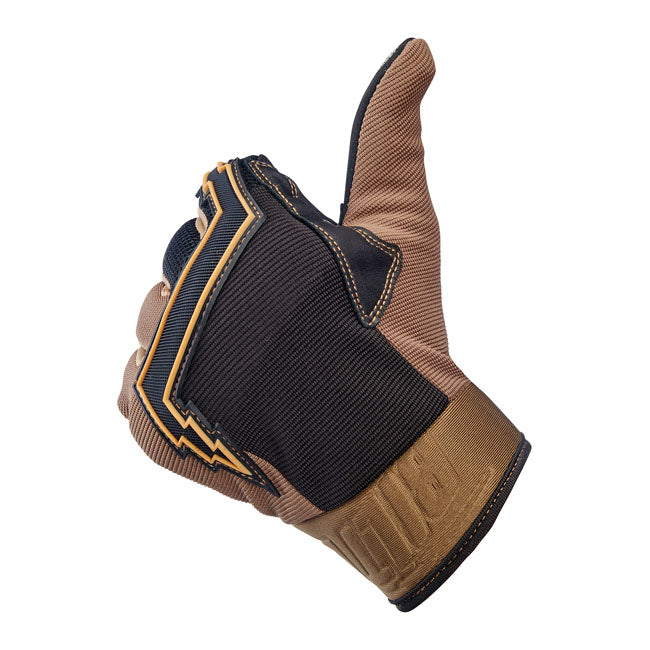 Biltwell Baja Gloves Chocolate / Black